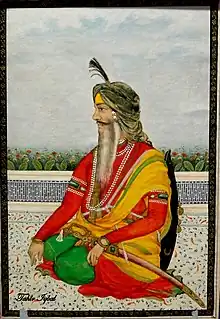 Painting of Tej Singh