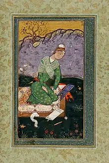 Mir Sayyid Ali, a scholar writing a commentary on the Quran, during the reign of the Mughal Emperor Shah Jahan