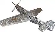 P-51 model 1/16-scale scratch-built by Young C. Park c. 2006