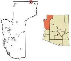 Location in Mohave County, Arizona