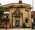 Molson Bank branch, constructed in 1905, at the corner of Saint-Rémi and Notre-Dame in Montreal, Quebec, Canada