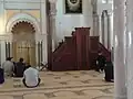 View of the mihrab and the minbar