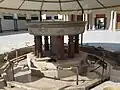 Basin for ablutions in the courtyard