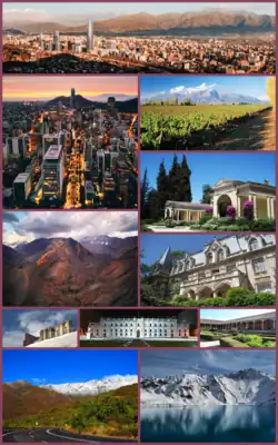 Montage of Santiago Metropolitan Region