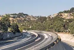 Viewed from Pasadena Ave. bridge