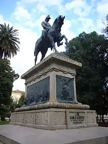 Carlo Alberto at the Quirinale Gardens