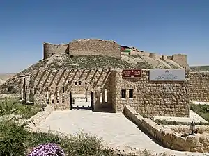 The Crusader castle of Montreal in Shoubak