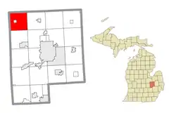 Location within Genesee County