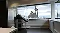 The monument seen from one of the rooms of the Museum of the battle of Gergovia (MAB).