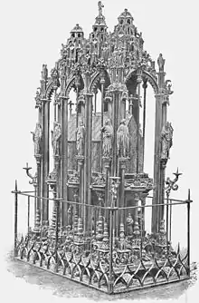 Monument of St. Sebaldus, a work of Peter Vischer the Elder and his sons. Begun 1508, completed 1519