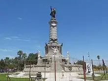 Benito Juárez monument located in central Juárez