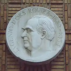 Eugenio d'Ors monument in Madrid.