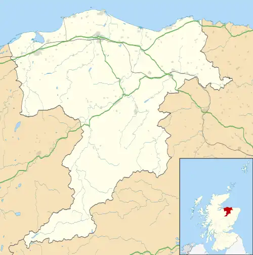 Burghead is located in Moray