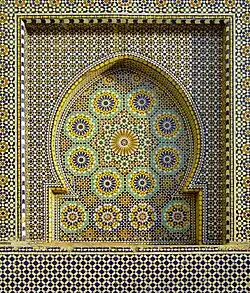 Mosaic fountain, Meknes