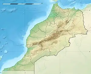 Akhfennir is located in Morocco