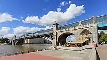 Another view of Pushkinsky Bridge