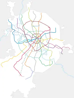 Dinamo is located in Moscow Metro