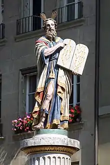 Moses with the Ten Commandments