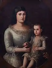 Portrait of a mother-and-child, c. 1785–1795