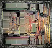 Die shot of a Motorola 68040-processor.