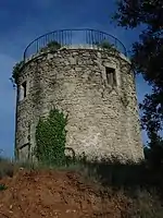 One of the two remains of windmills