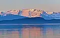 Mount Ernest Gruening, west aspect across Lynn Canal