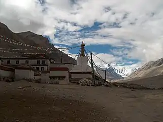 Rongbuk Monastery Near Basecamp