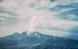 Mount Lamington following the devastating 1951 eruption