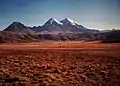 The trail to Manasarovar lake