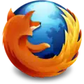 The 2009 redesign of the Firefox logo, altering the shape of the continents on the globe