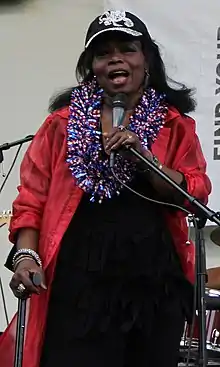 Wilson performing in 2016