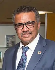 Tedros Adhanom Ghebreyesus (1965–present) first African Director-General of the World Health Organization.