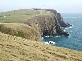 Mull of Galloway headland.