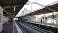 View from the east (Shinjuku) end of platform 1, December 2012