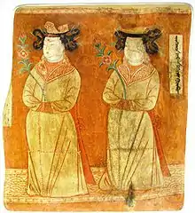 Old Uyghur Princesses from the Bezeklik murals.