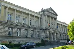 The Argeș County Prefecture building from the interwar period, now the Argeș County museum.