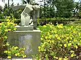 Sculpture in the garden of the My Lai massacre memorial site.