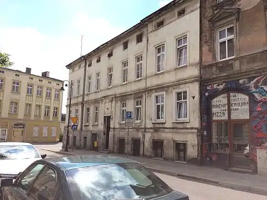 View of the facade on Piotra Skargi street