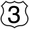 National Highway 3 shield