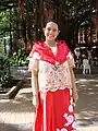 Woman wearing a baro't saya during the 2007 Asian Pacific American Heritage Month in Hawaii