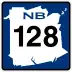 Route 128 marker