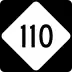 North Carolina Highway 110 marker