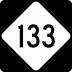 North Carolina Highway 133 marker