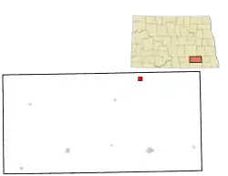 Location of Marion, North Dakota