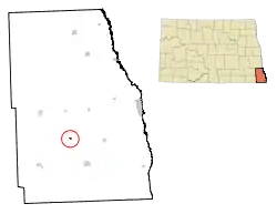 Location of Mantador, North Dakota