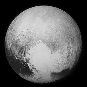 Pluto viewed by New Horizons(13 July 2015).