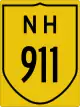 National Highway 911 shield}}