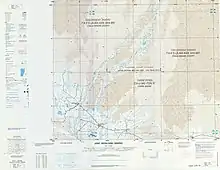 Map of the region including Lop (Lo-p'u) (DMA, 1983)