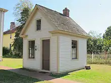 Reconstructed cookhouse at the Captain Edward Compton House