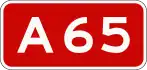 A65 motorway shield}}